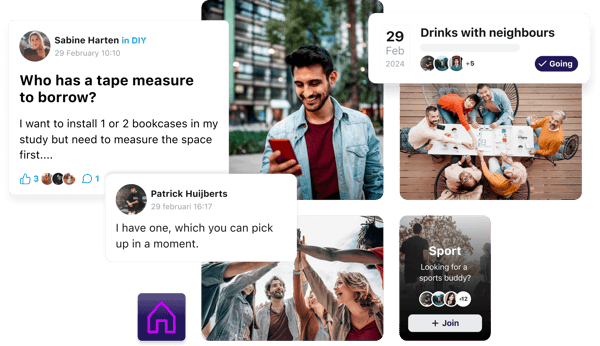 Area of People Community app